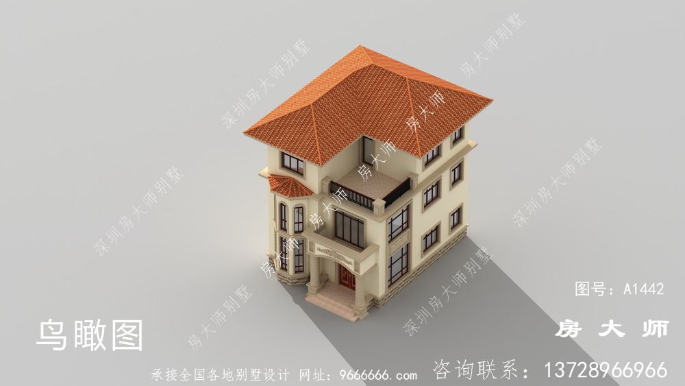新农村欧式风格别墅设计图