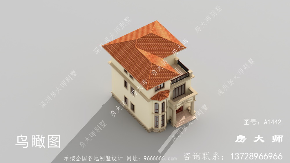 新农村欧式风格别墅设计图
