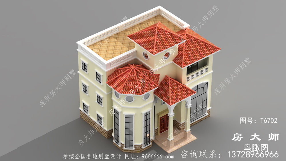 布局好又大气的小别墅设计效果图