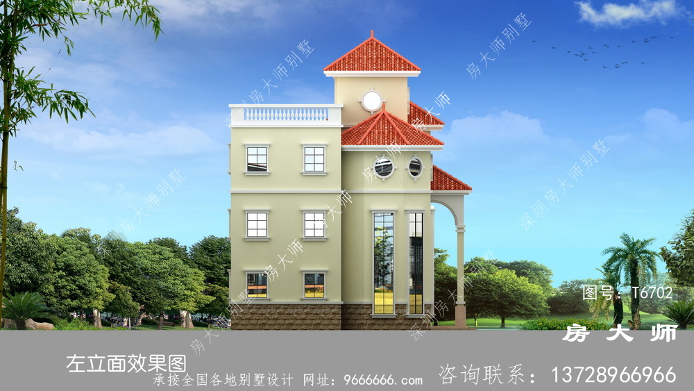 布局好又大气的小别墅设计效果图
