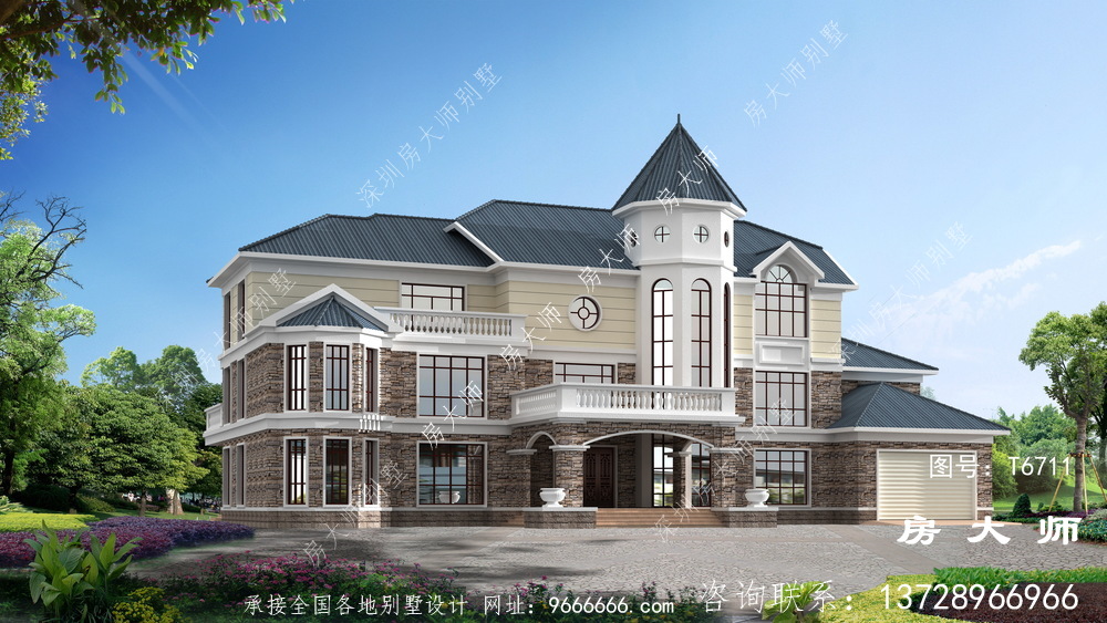 生活舒服又自在的欧式别墅设计图