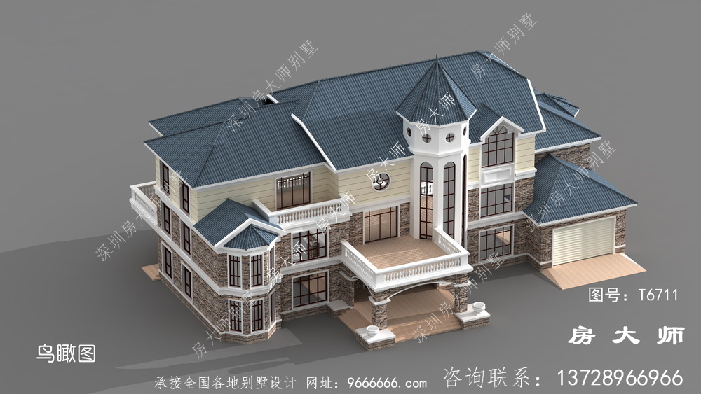 生活舒服又自在的欧式别墅设计图