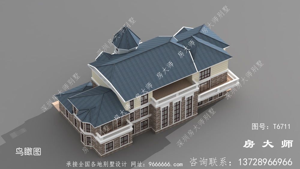 生活舒服又自在的欧式别墅设计图