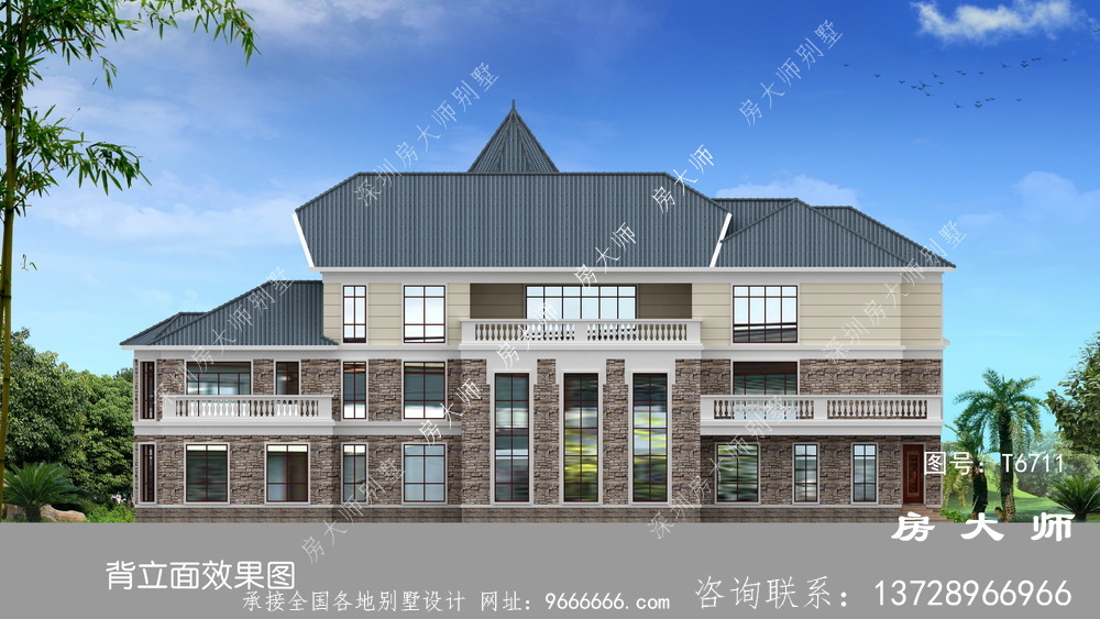 生活舒服又自在的欧式别墅设计图