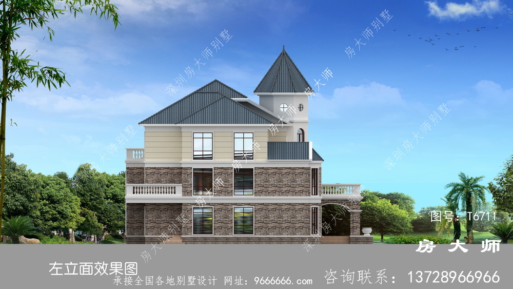 生活舒服又自在的欧式别墅设计图