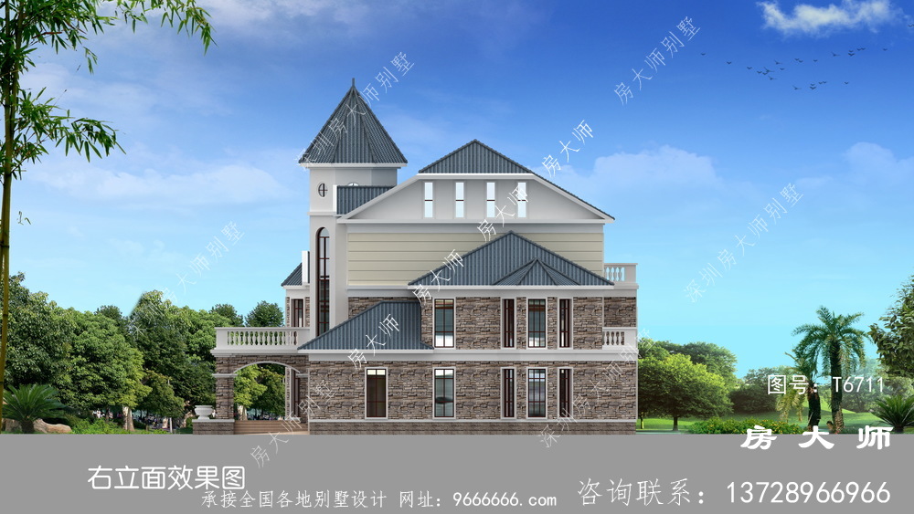 生活舒服又自在的欧式别墅设计图