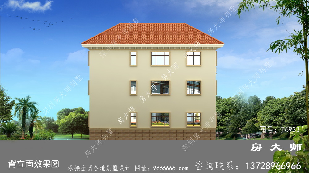 三层楼房设计图，实用舒适，房子更美观。