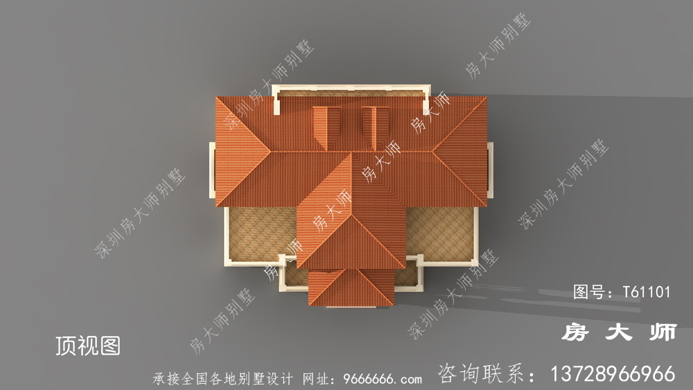 三层楼房设计图，总体设计方案当代时尚潮流。