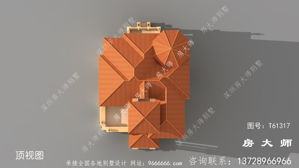 复式意大利风格别墅设计图纸及效果图