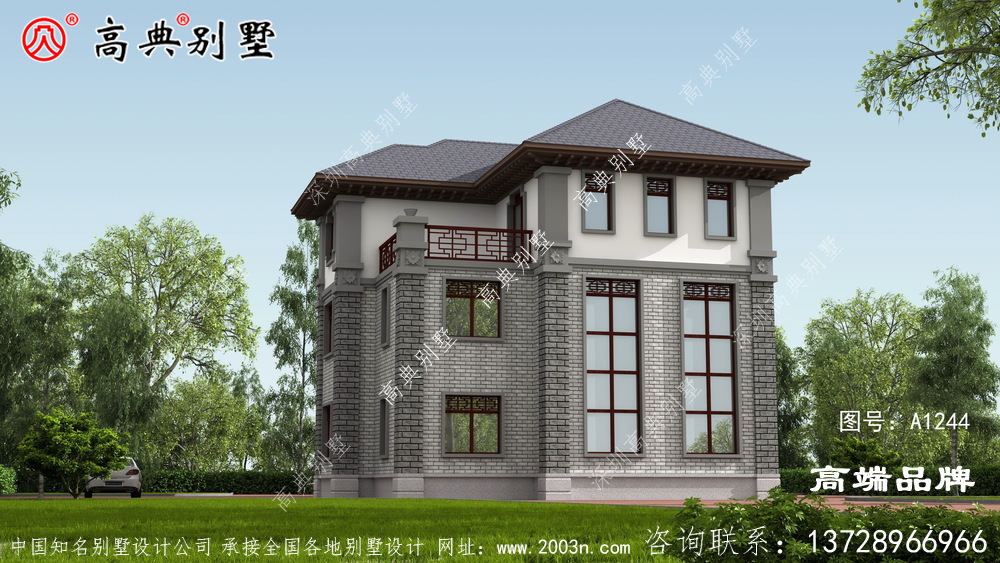 最新农村别墅效果图