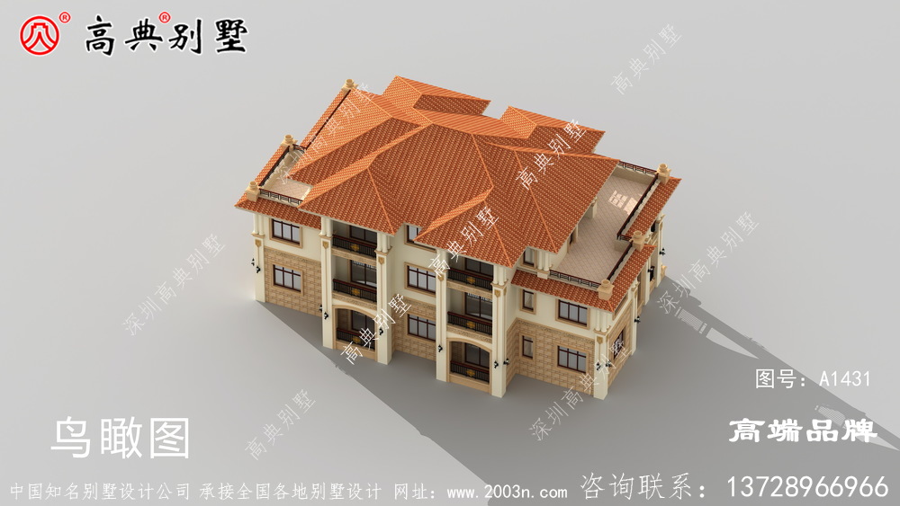 欧式双拼别墅