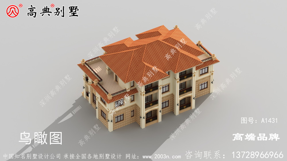 欧式双拼别墅