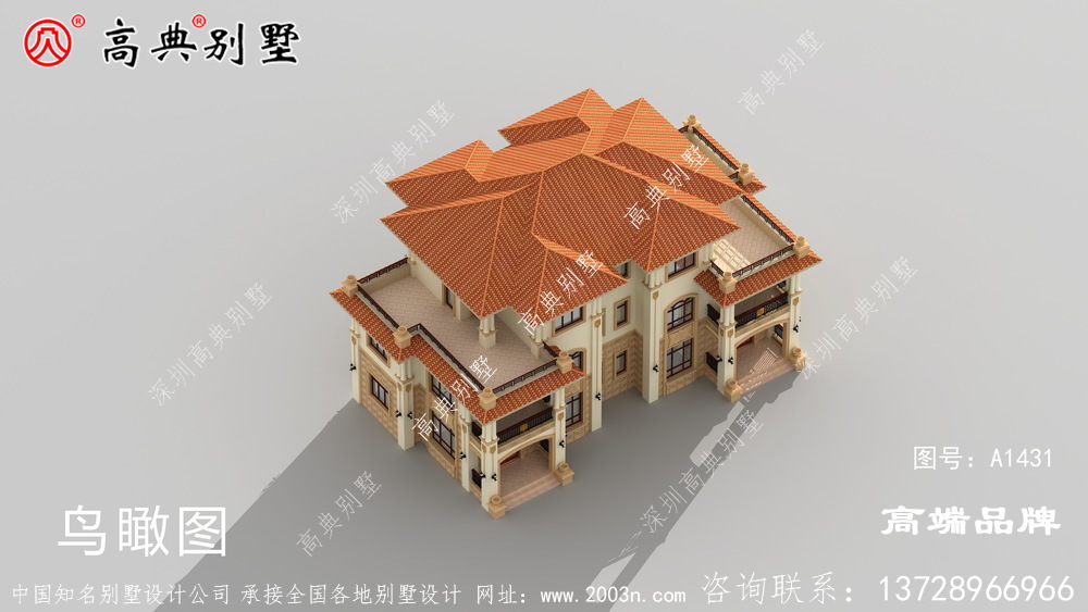 欧式双拼别墅
