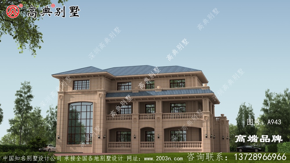 三层别墅外观设计效果图