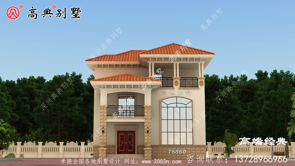 乐陵市三层现代楼房户型图，城市房价高，回老家建