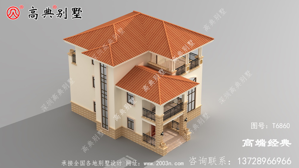 乐陵市三层现代楼房户型图，城市房价高，回老家建