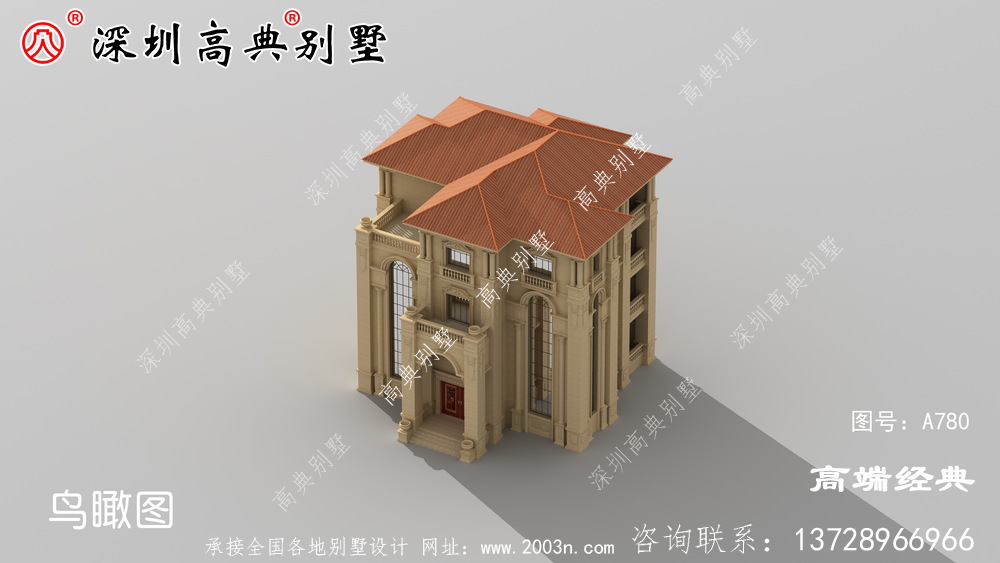 时尚 大气 的 四层别墅 ，建在村里 绝对 是一道风景！