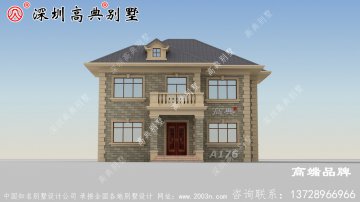 农村简单二层自建房设计图，简单