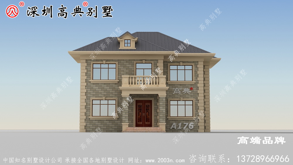 农村简单二层自建房设计图，简单又实用，刷新你对自建房的定义