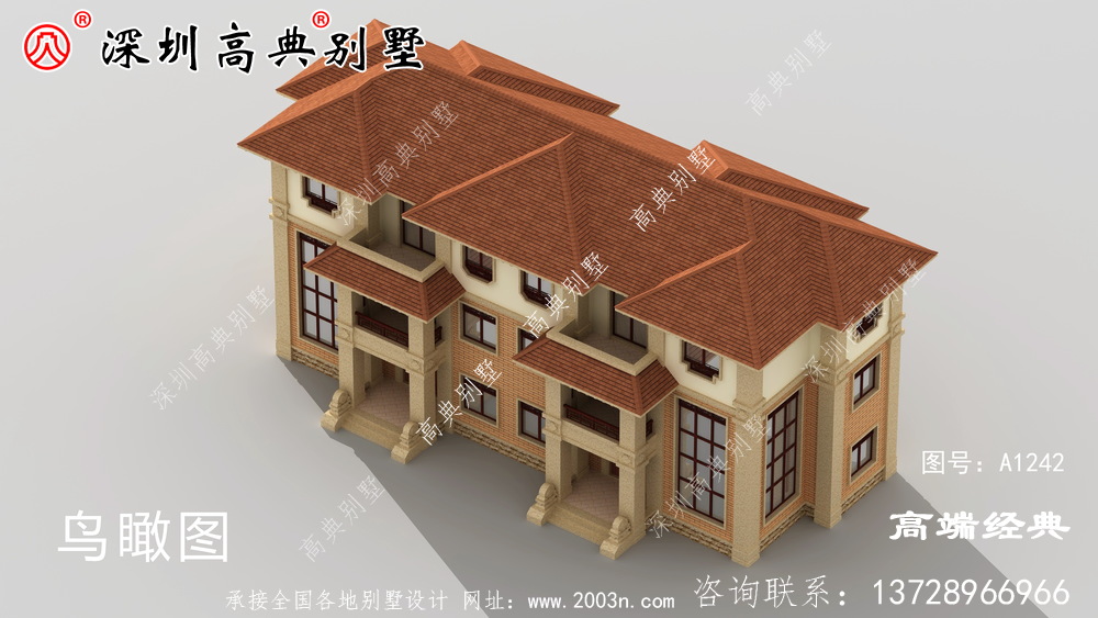 农村简单的三层自营住宅效果图，看到的都很惊讶。
