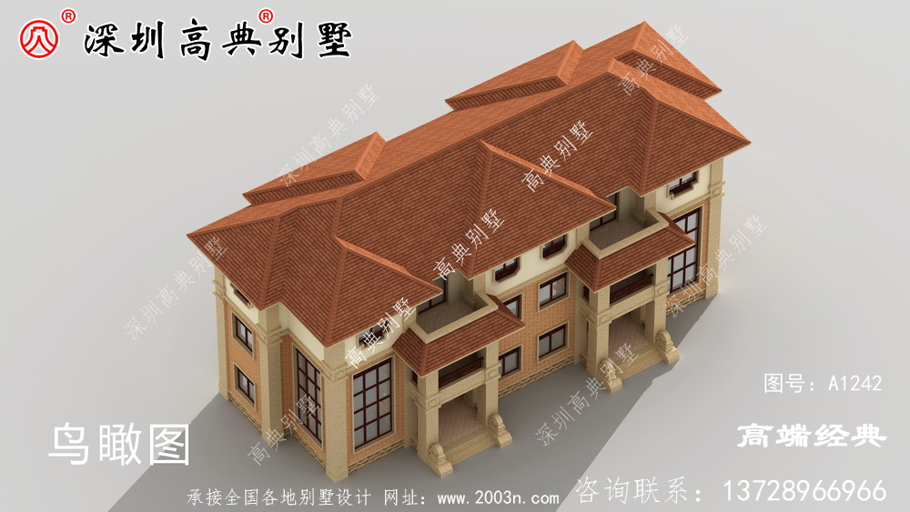农村简单的三层自营住宅效果图，看到的都很惊讶。