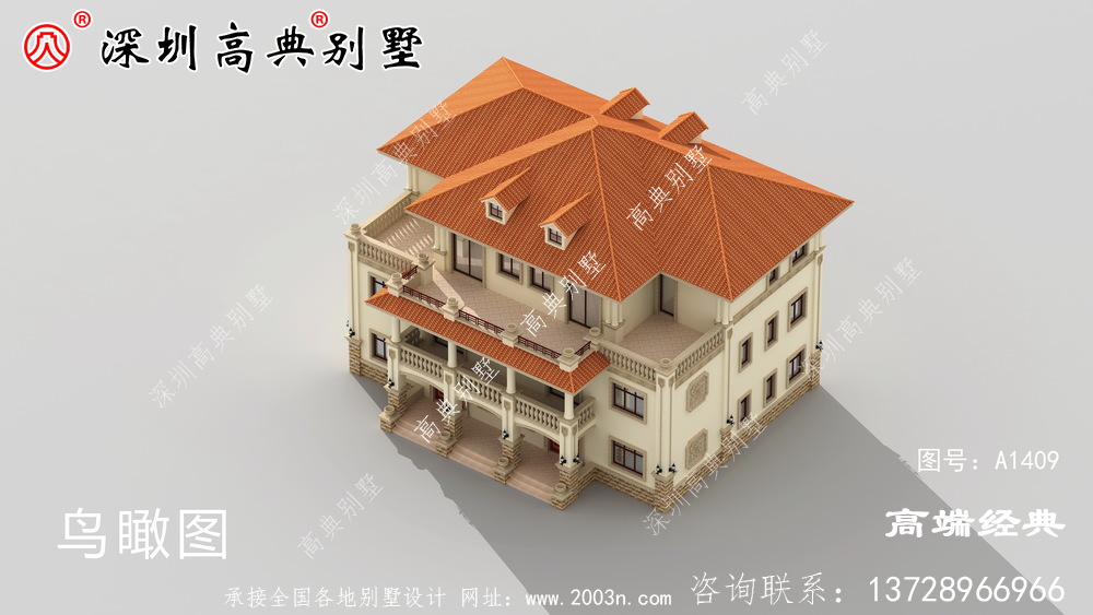乡村三层别墅2021图样设计，简单实用，收藏图样早晚都用得着。