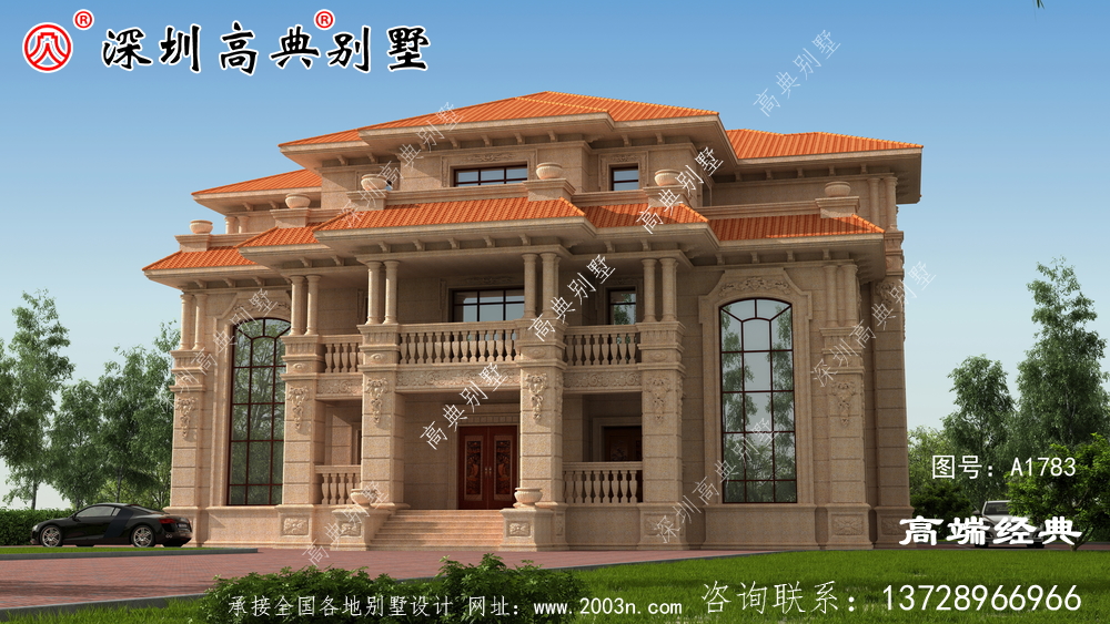 三层楼的设计图，真正值得建造的好房子，让乡村别墅不再普通。