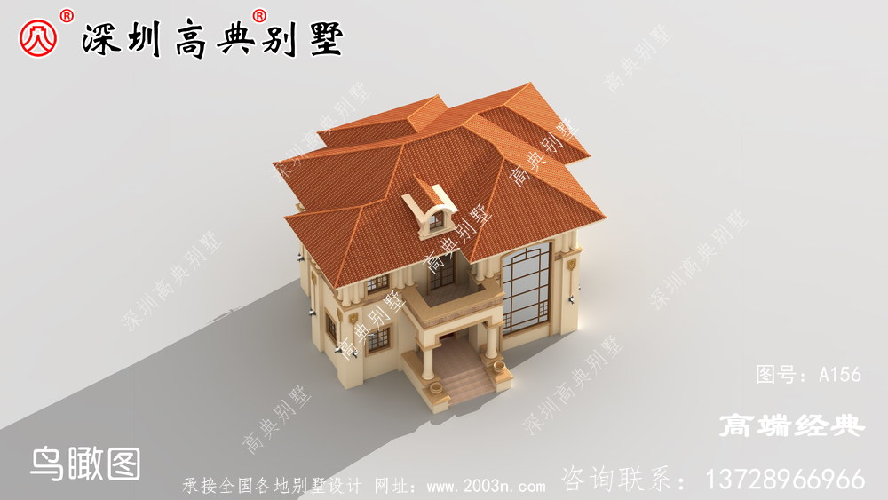 二楼小楼的建筑设计精致美观，是农村建筑的必备。