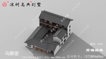 中国美丽的三层别墅，为后代留下