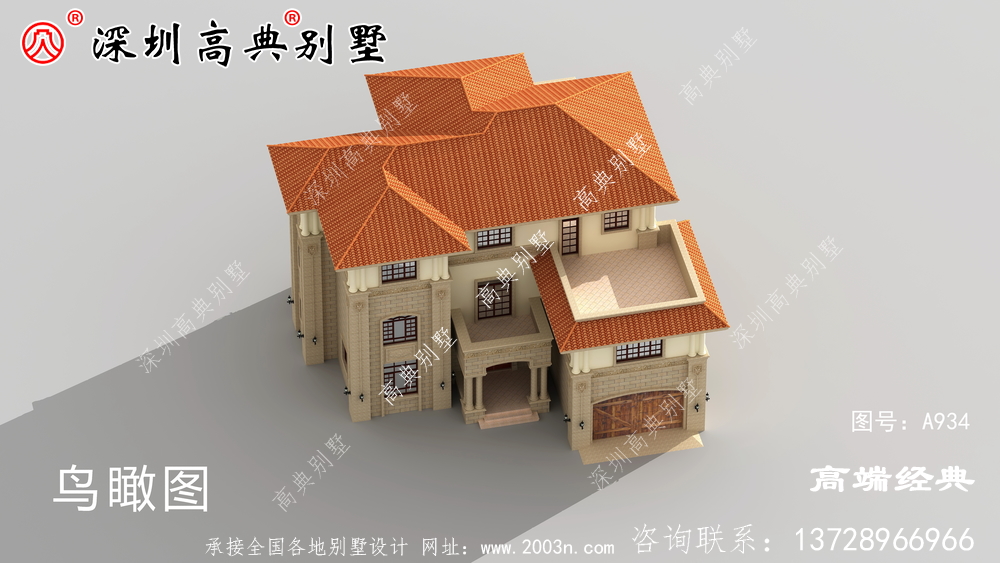 简约大气的三层别墅设计图，看完我也想回家盖房子。