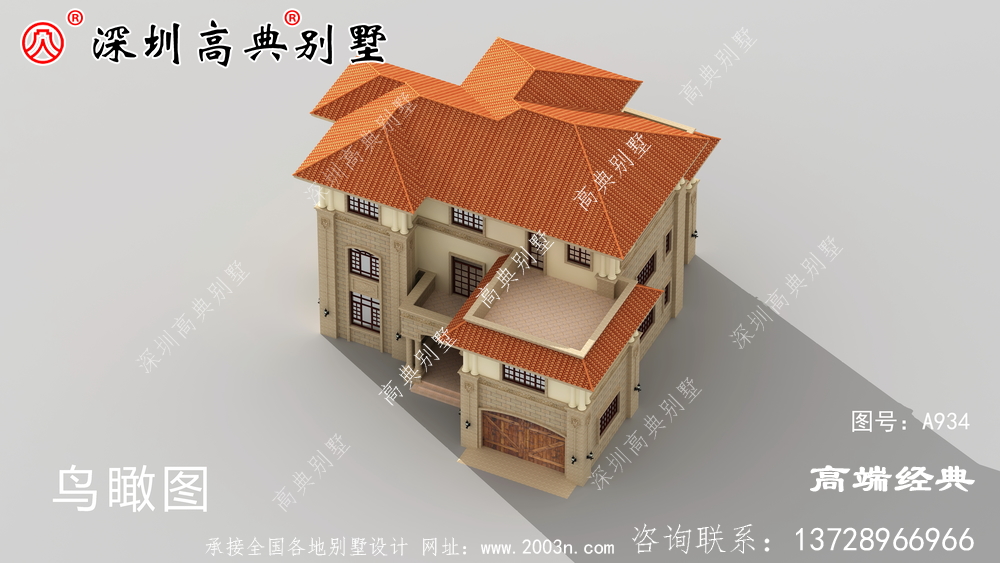 简约大气的三层别墅设计图，看完我也想回家盖房子。