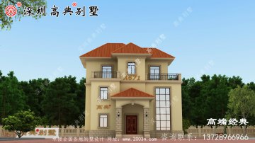 120平农村三层别墅,风格比城市房