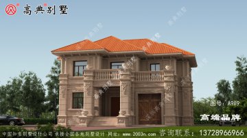 欧式石材建不起？那么两层的户型