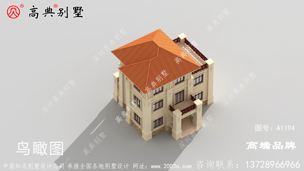 温馨的颜色也保证了别墅的观赏性
