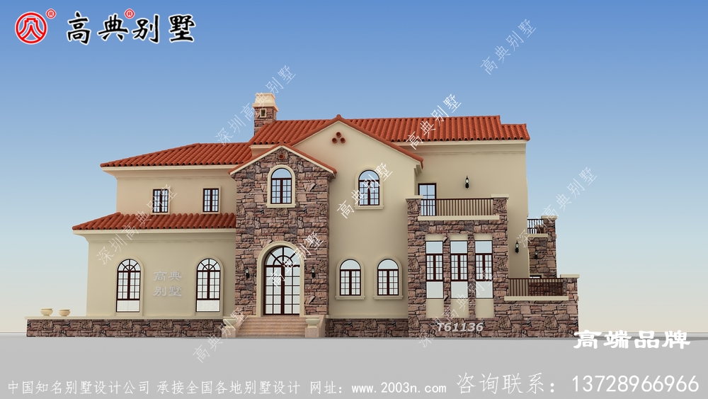立面造型精致优雅彰显业主的风格和品味
