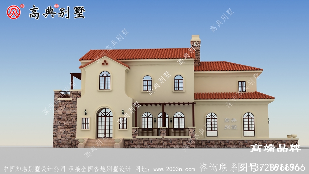立面造型精致优雅彰显业主的风格和品味