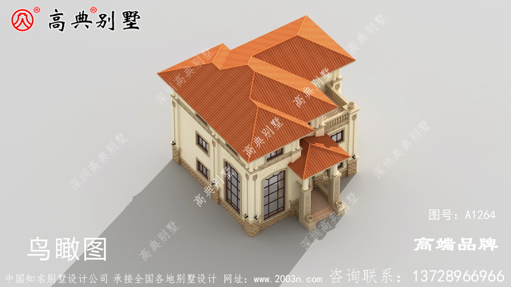 简欧复式三层别墅非常适合预算不高的农村朋友建设