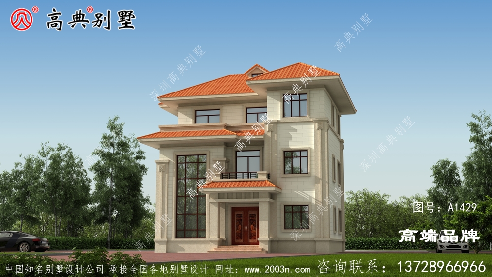青山绿水环绕，然后住在这样的别墅里不享受吗？
