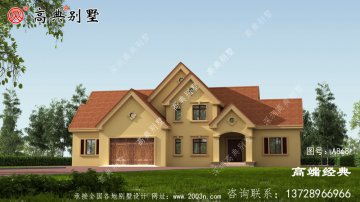大户型美式两层户型图，想要底层