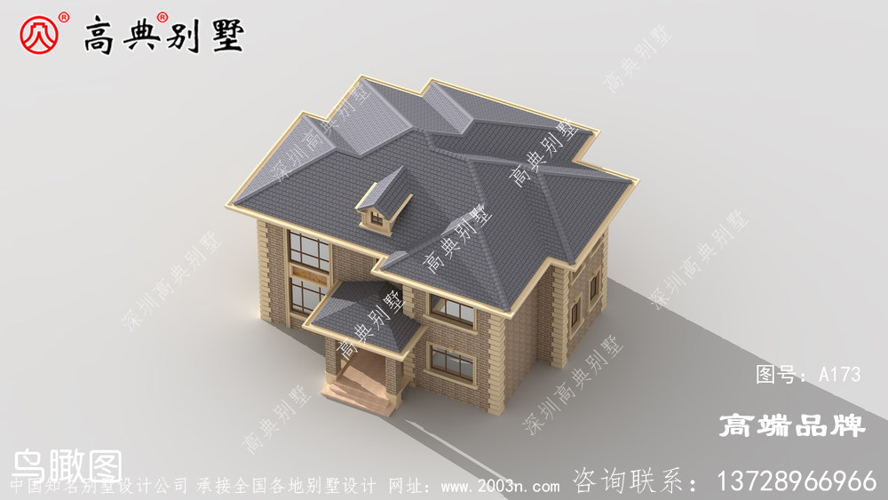 欧式二层小洋楼设计图，经济实用又好看
